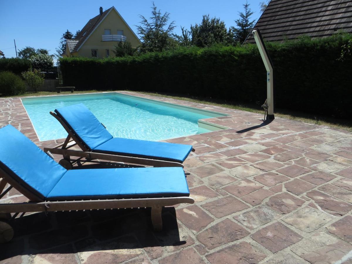 Le 128, Duplex Alsacien 10 Personnes, Piscine Daire Horbourg Dış mekan fotoğraf